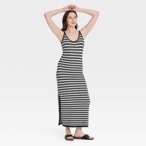 Women's Midi Sweater Dress - Universal
Thread™ Black/White Striped XS
